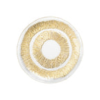 Lot de 6 Assiette à dessert dorée en verre 21cm