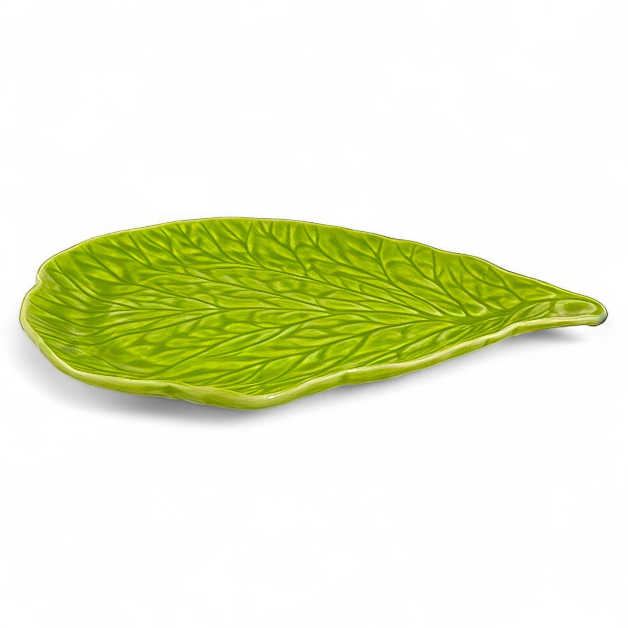 Plat Feuille Sauvage – Vert Naturel (vendue à l’unité)