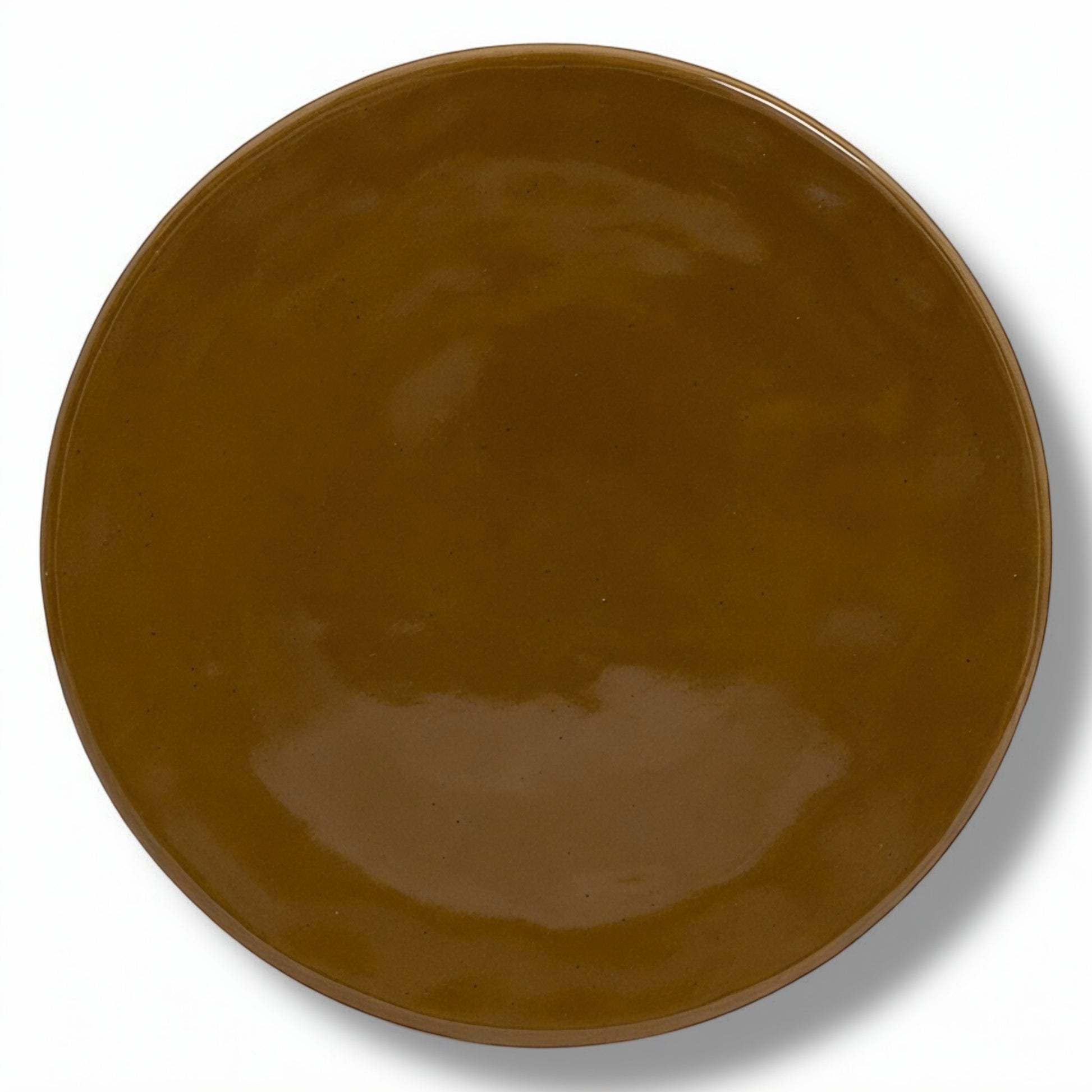 Pack 6 assiettes plates 24 cm – Marron Châtaigne