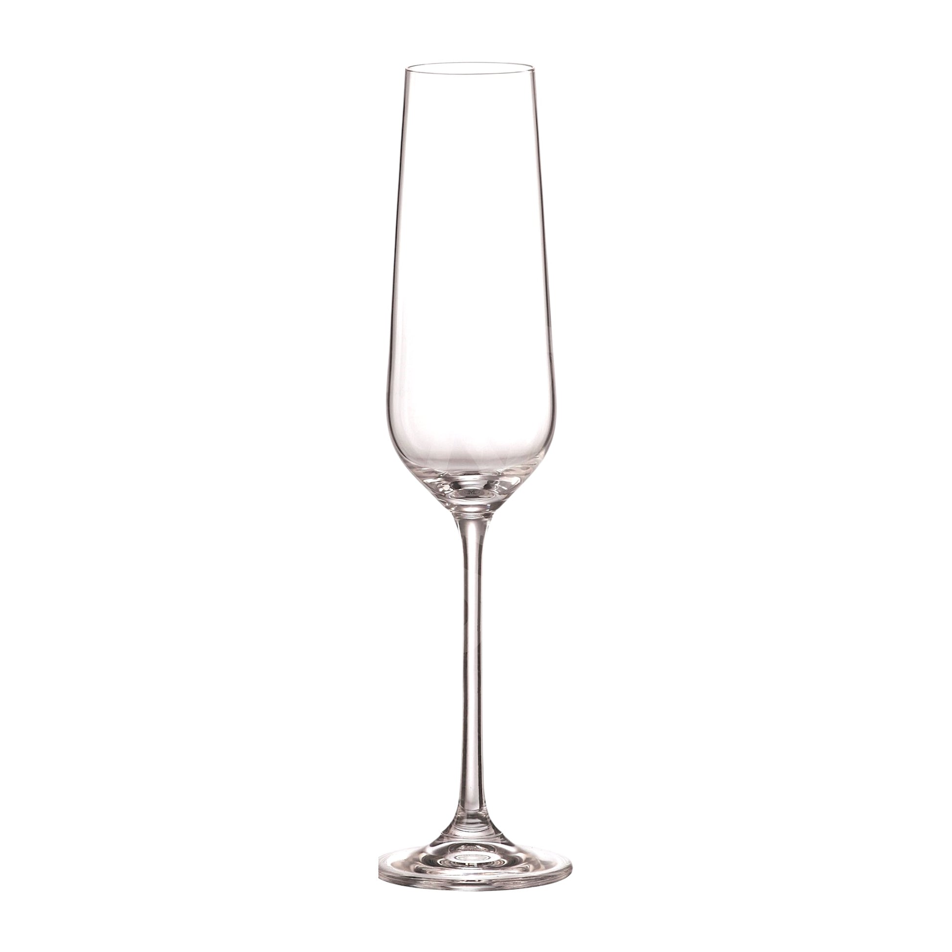 Lot de 6 flûtes à champagne 210 ml – Bohemia Royal Crystal