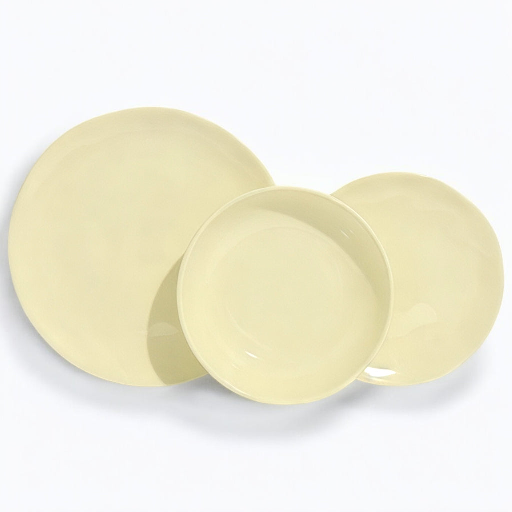 Service 18 pièces – Coloris Vanille Crème