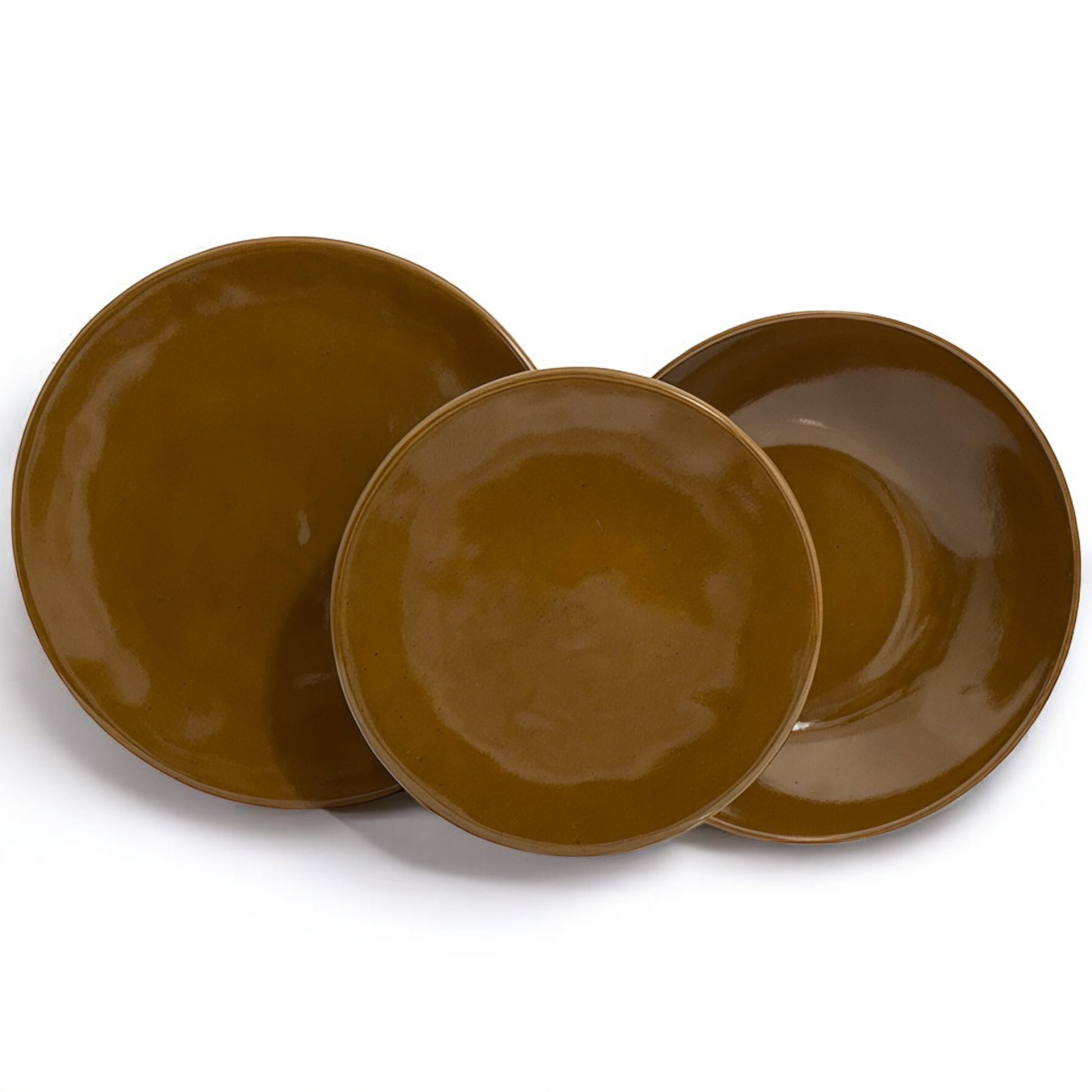 Service 18 pièces – Coloris Marron Châtaigne