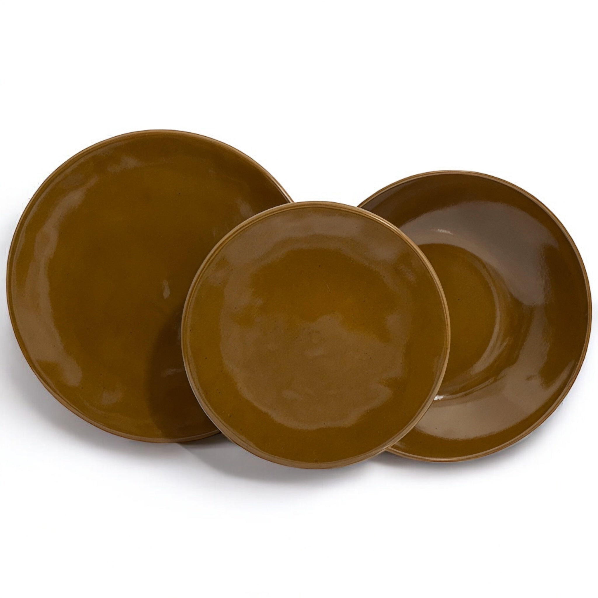 Service 18 pièces – Coloris Marron Châtaigne