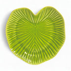 Assiette Feuille Tropicale – Vert Naturel 21 cm (vendue à l’unité)
